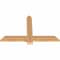 Ekena Millwork Eugene Smooth Timber Gable Bracket, Western Red Cedar, 36"W x 23"H x 1 1/2"D x 3 1/2"F, 15/12 Pitch GBW036X23X0204EUG00SWR - alternate 5
